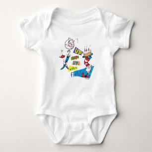 Dr. Seuss Hoch, hoch, hoch mit einem Fisch Baby Strampler