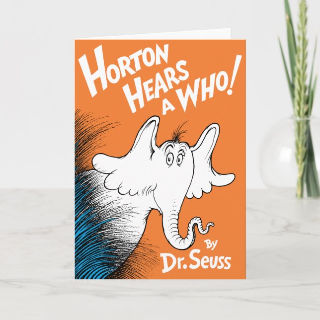 Dr. Seuss | Horton hört A Who the Book Karte (Vorderseite)