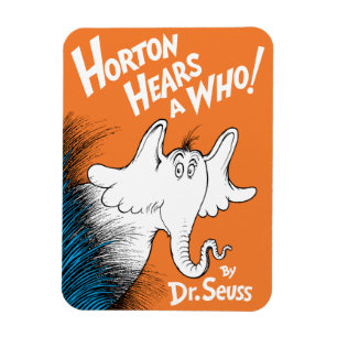 Dr. Seuss   Horton hört A Who the Book Magnet