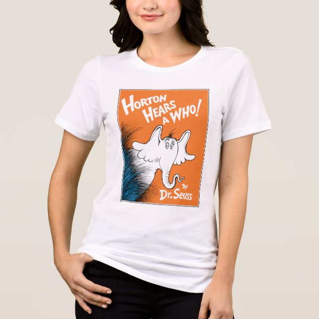 Dr. Seuss | Horton hört A Who the Book Tri-Blend Shirt (Vorderseite)