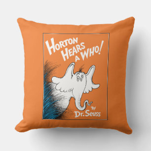 Dr. Seuss Horton hört ein Hu! das Buch Kissen