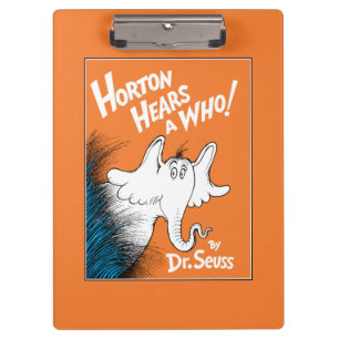 Dr. Seuss Horton hört ein Hu das Buch Klemmbrett