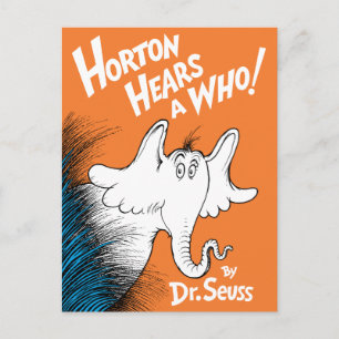 Dr. Seuss Horton hört ein Hu! Das Buch Postkarte