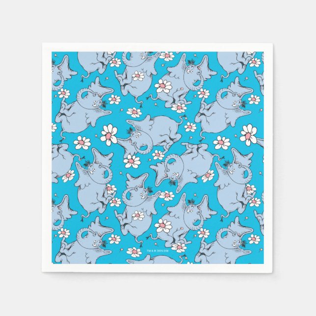 Dr. Seuss Horton hört ein Hu! Serviette (Vorderseite)