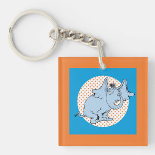 Dr. Seuss Horton Hört Ein Huu Orange Tupfen Schlüsselanhänger