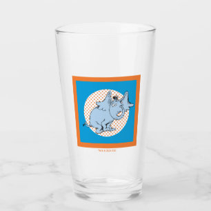 Dr. Seuss Horton Hört Ein Huu Orangefarbene Tupfen Glas
