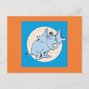Dr. Seuss Horton Hört Ein Huu Orangefarbene Tupfen Postkarte