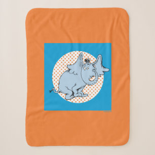 Dr. Seuss Horton Hört Ein Huu Orangefarbene Tupfen Sherpadecke