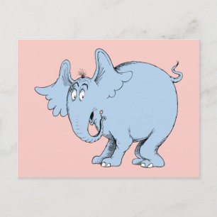 Dr. Seuss Horton hört ein Wer ist da Postkarte