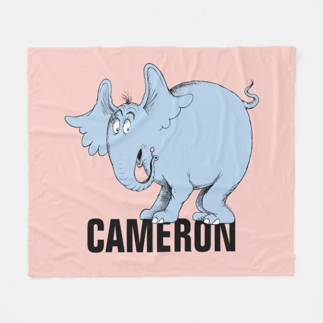 Dr. Seuss | Horton Hört Wen Fleecedecke (Vorderseite (Horizontal))