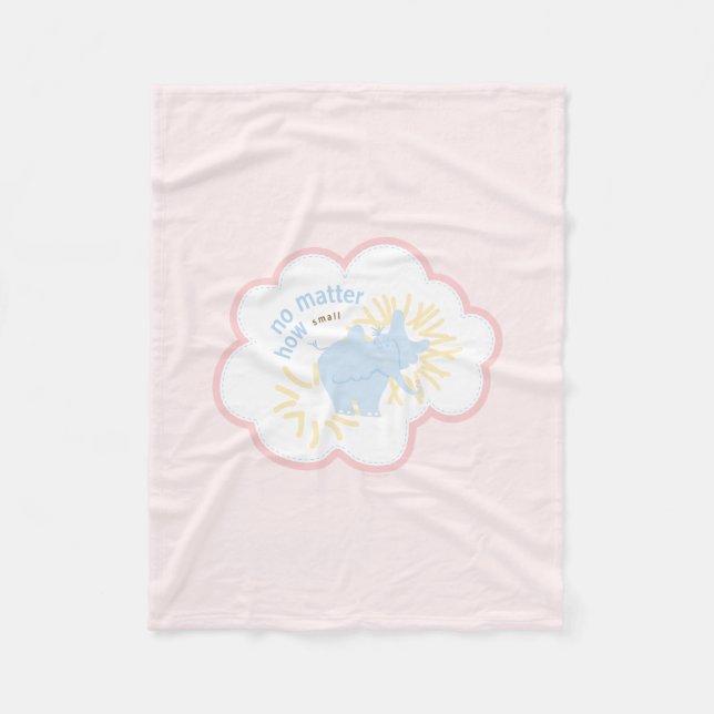 Dr. Seuss Horton | No Matter How Small Fleecedecke (Vorderseite)