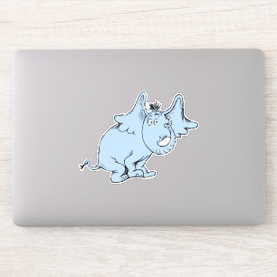 Dr. Seuss   Horton Seitenblick Aufkleber
