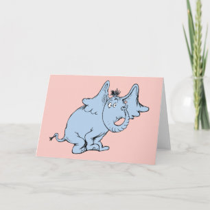 Dr. Seuss Horton Seitenblick Karte