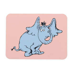 Dr. Seuss Horton Seitenblick Magnet