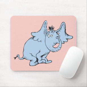 Dr. Seuss Horton Seitenblick Mousepad