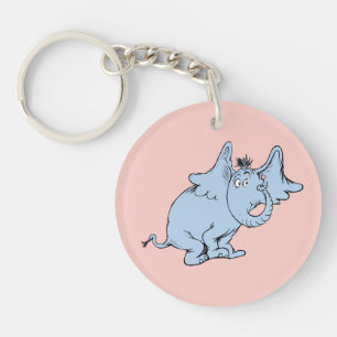 Dr. Seuss   Horton Seitenblick Schlüsselanhänger