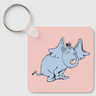 Dr. Seuss Horton Seitenblick Schlüsselanhänger