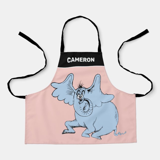 Dr. Seuss | Horton und der Speck von Staub Schürze (Vorderseite)