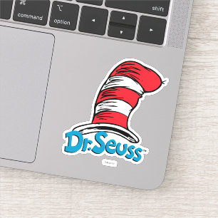 Dr. Seuss-Hut-Logo Aufkleber