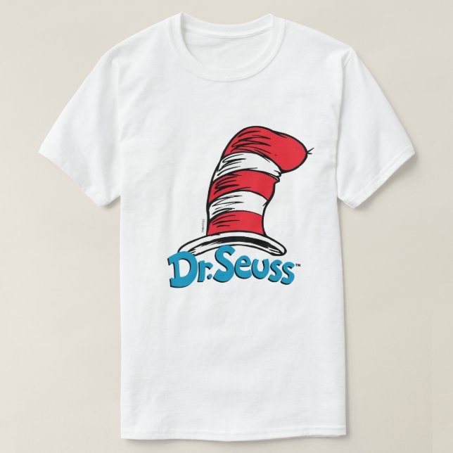 Dr. Seuss-Hut-Logo T-Shirt (Design vorne)