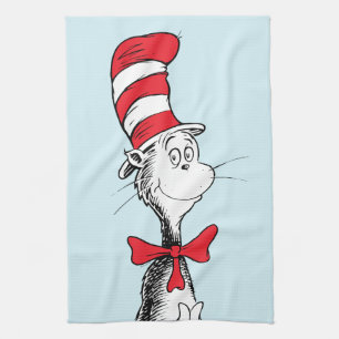 Dr. Seuss I Cat in the Hat Stehend Tall Geschirrtuch