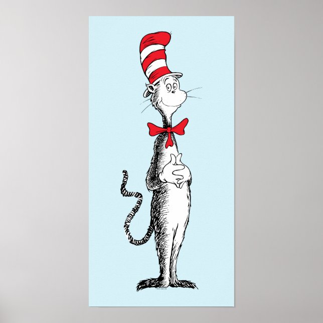 Dr. Seuss I Cat in the Hat Stehend Tall Poster (Vorne)