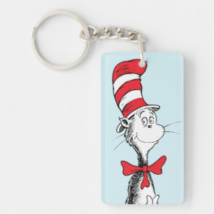 Dr. Seuss I Katze mit Hut Steht Hoch Schlüsselanhänger