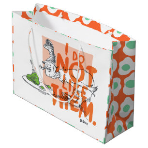 Dr. Seuss Ich-bin-ich "Ich mag sie nicht" Große Geschenktüte