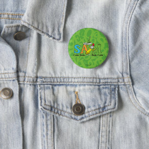 Dr. Seuss Ich bin Sam. Sam bin ich. Button