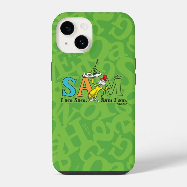 Dr. Seuss | Ich bin Sam. Sam bin ich. iPhone Hülle (Rückseite)