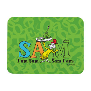 Dr. Seuss Ich bin Sam. Sam bin ich. Magnet