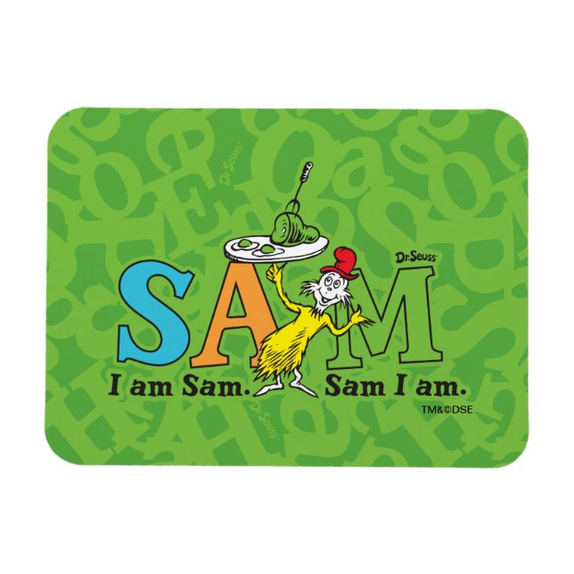 Dr. Seuss | Ich bin Sam. Sam bin ich. Magnet (Horizontal)