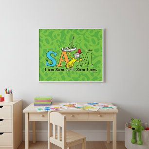 Dr. Seuss Ich bin Sam. Sam bin ich. Poster