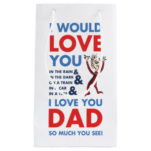 Dr. Seuss Ich liebe dich Papa so sehr, wie du si Kleine Geschenktüte