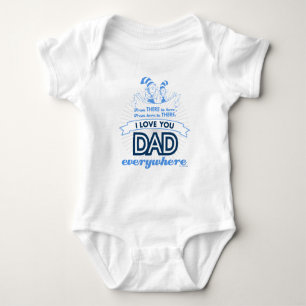 Dr. Seuss Ich liebe dich, Papa, überall Baby Strampler