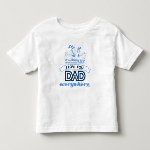 Dr. Seuss Ich liebe dich, Papa, überall Kleinkind T-shirt