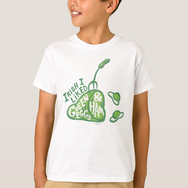 Dr. Seuss | Irisch Ich mochte Green Eggs & Ham T-Shirt (Vorderseite)