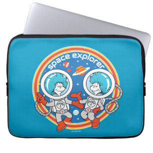 Dr. Seuss   Kaddet One Cadet Two Space Explorer Laptopschutzhülle