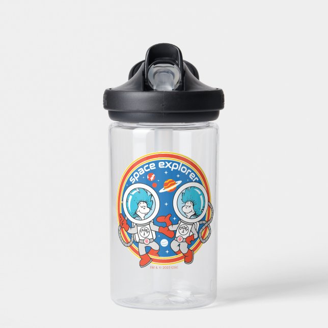 Dr. Seuss | Kaddet One Cadet Two Space Explorer Trinkflasche (Vorne)