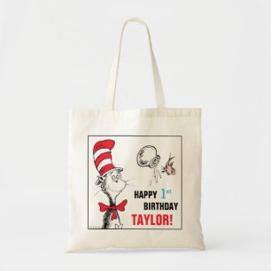 Dr. Seuss Kater im Hut Geburtstag Tragetasche