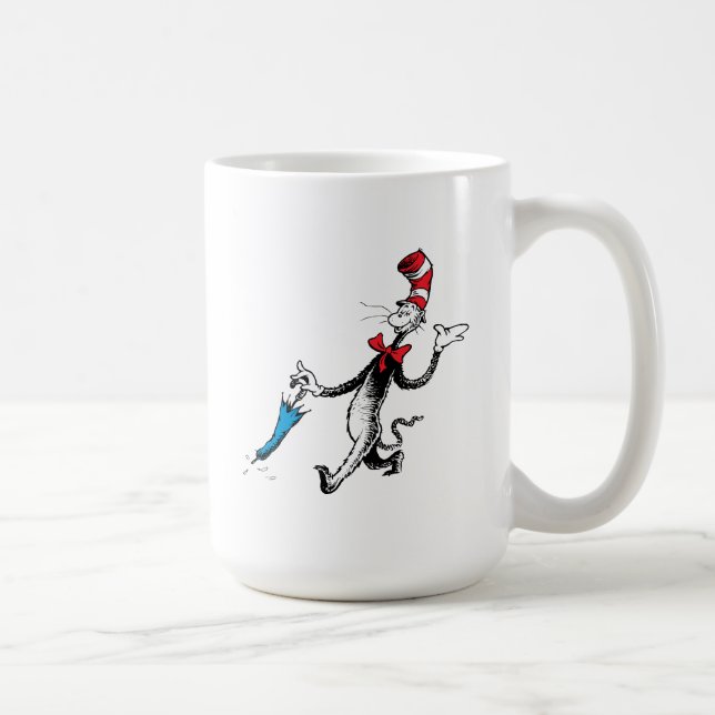 Dr. Seuss | Katze im Hat-Regenschirm Kaffeetasse (Rechts)
