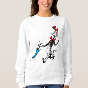Dr. Seuss Katze im Hat-Regenschirm Sweatshirt