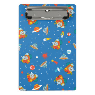 Dr. Seuss   Katze im Hat Space Muster Mini Klemmbrett