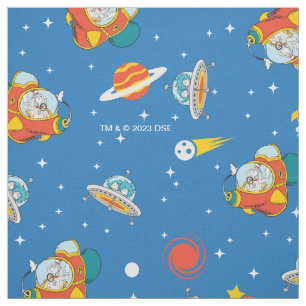 Dr. Seuss   Katze im Hat Space Muster Stoff