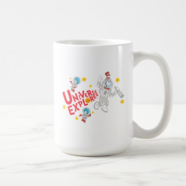 Dr. Seuss | Katze im Hat Universe Explorer Kaffeetasse (Rechts)