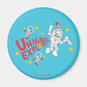 Dr. Seuss Katze im Hat Universe Explorer Magnet