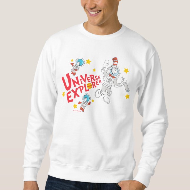 Dr. Seuss | Katze im Hat Universe Explorer Sweatshirt (Vorderseite)