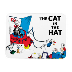 Dr. Seuss Katze im Hut bereinigt Magnet