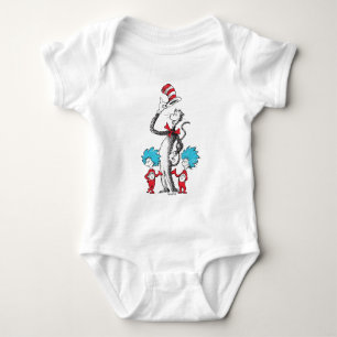 Dr. Seuss Katze im Hut, Ding Eins & Ding Zwei Baby Strampler
