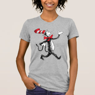 Dr. Seuss   Katze im Hut Katze Gang T-Shirt